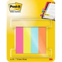 Post-it Indexen 670-4-POP Kleurenassortiment 4,44 x 4,44 (B x H) cm