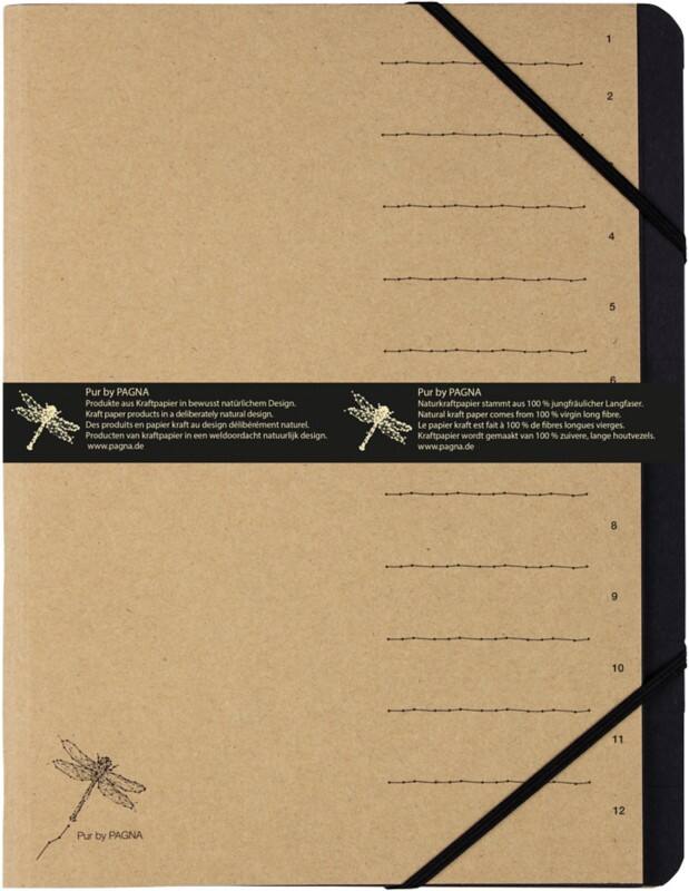 PAGNA Sorteermap PUR by PAGNA 40061-11 Gerecycled karton A4 Beige