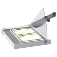 Leitz Precision Home Papiersnijmachine 9018 A4 305 mm Stalen blad Gelamineerd houten bed Grijs 8 Vel
