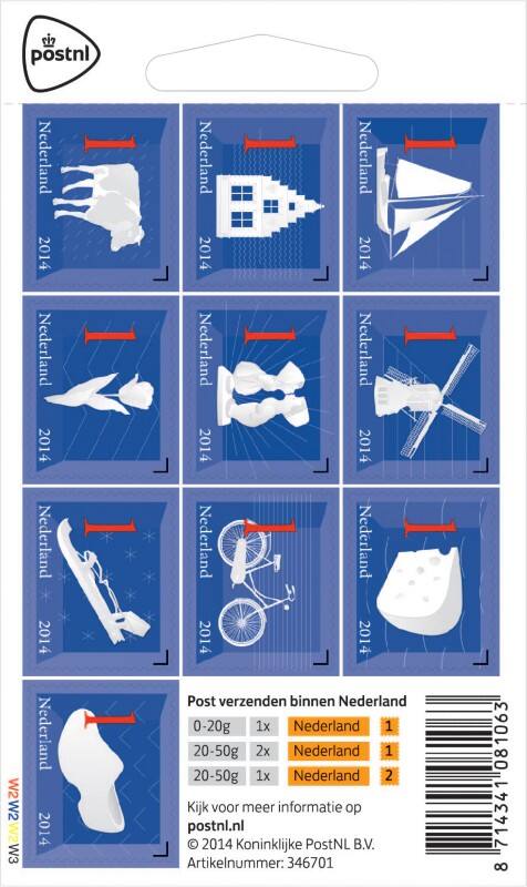 PostNL Postzegel Nederlands Iconen Nederland Waarde 1 10 stuks Zelfklevend