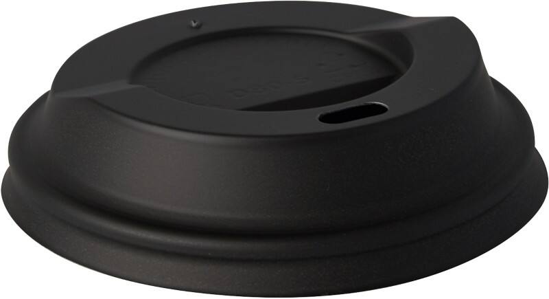 PAPSTAR pure Deksel CPLA (Gekristalliseerd polymelkzuur) Zwart 88010 50 Stuks