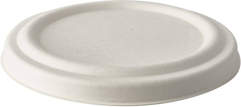 PAPSTAR Wegwerpdeksel Suikerriet Wit 50 Stuks