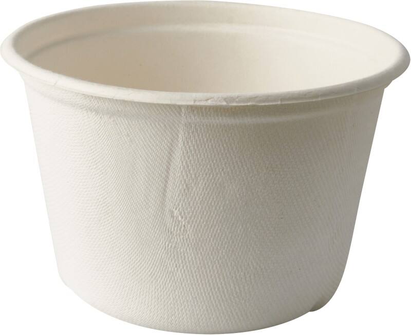 PAPSTAR Wegwerpsoepkom Suikerriet 600 ml Wit 50 Stuks