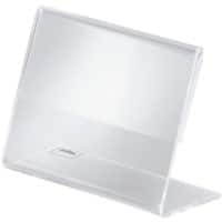 Sigel Bordhouder 60 x 90 mm 9 (B) x 3,7 (D) x 6,5 (H) cm Transparant 10 Stuks