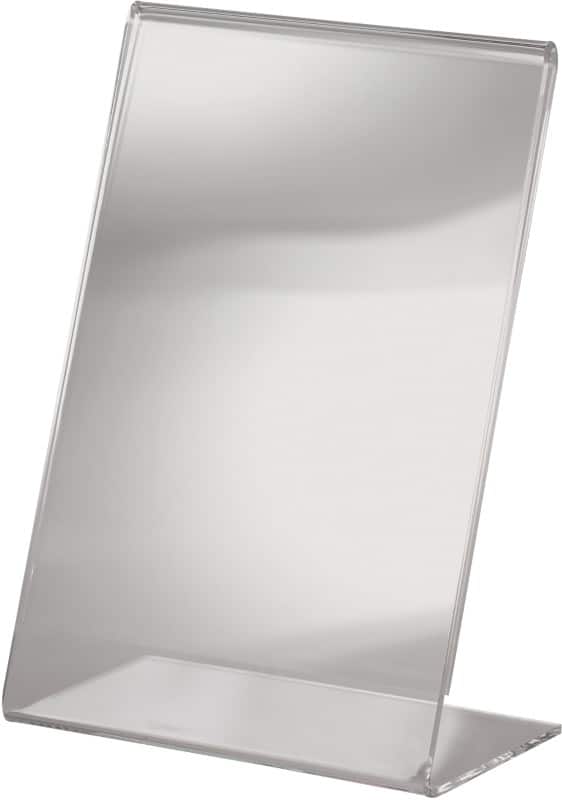 Sigel Bordhouder A6 L-vorm 10,6 (B) x 5,3 (D) x 15,5 (H) cm Transparant