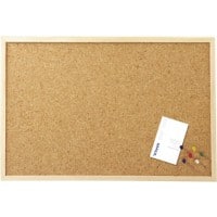 Maul Kurk Prikbord Niet magnetisch Wandmontage 40 (B) x 1,4 (D) x 30 (H) cm Bruin