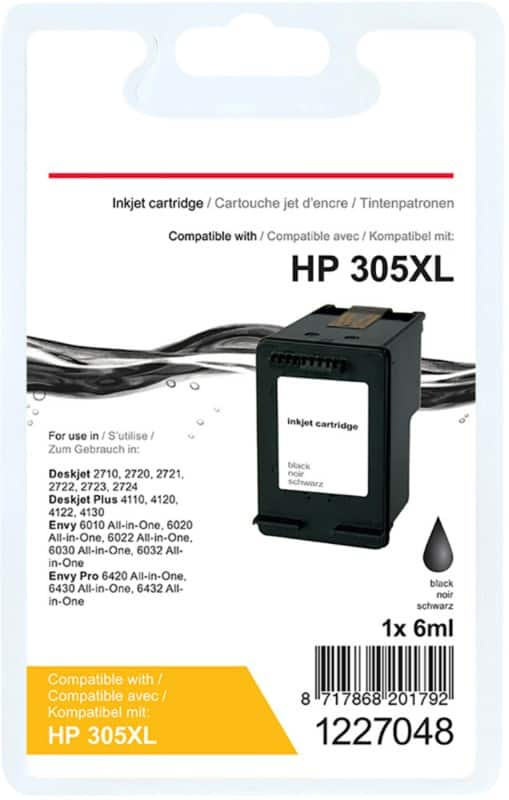 Viking 305XL compatibele HP inktcartridge HP3YM62AE zwart