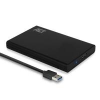 ACT 2,5" SATA Hardeschijf-behuizing Schroefloos USB 3.2 Gen1