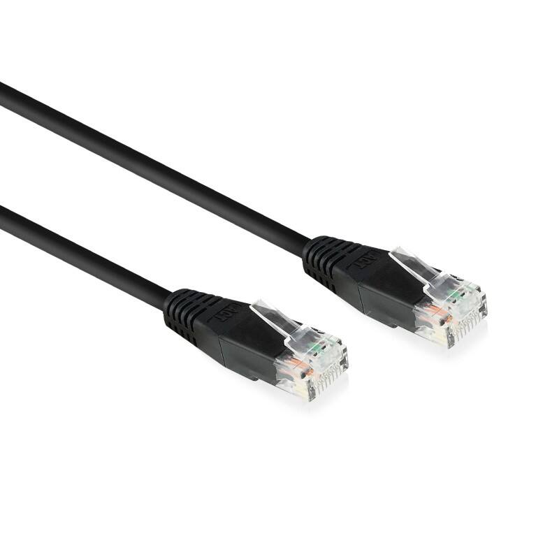 ACT Zwart 10 m U/UTP CAT6-patchkabel met RJ45-connectoren