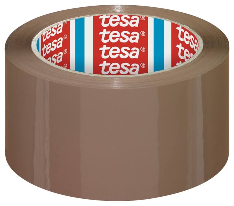 tesa Verpakkingstape 4195 50 mm x 66 m Bruin