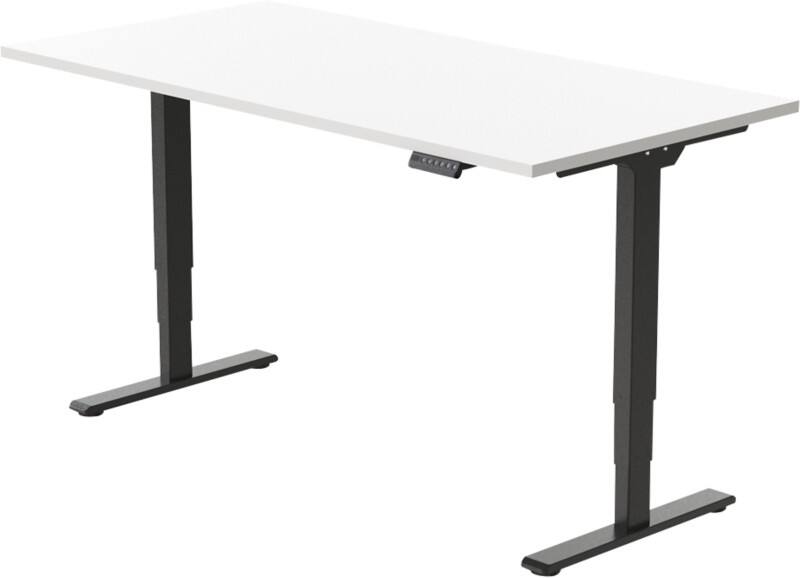 euroseats Economy Zit-sta-bureau Rechthoekig T-Voet 1.600 (B) x 800 (D) x 1.275 (H) mm Metaal
