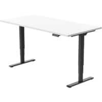 euroseats Economy Zit-sta-bureau Rechthoekig T-Voet 1.600 (B) x 800 (D) x 1.275 (H) mm Metaal