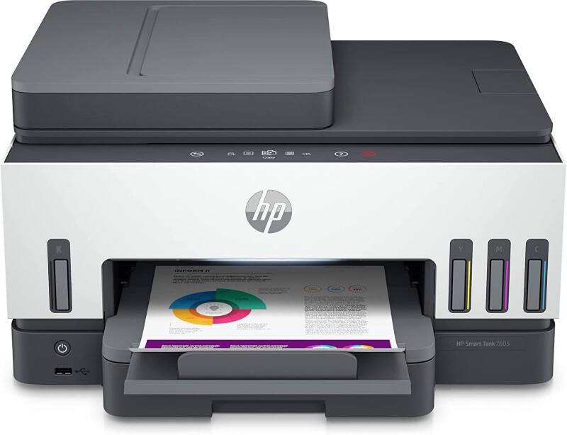 HP Smart Tank 7605 28C02A#BHC Multifunctionele All-in-one A4 tank Inkjet printer kleur