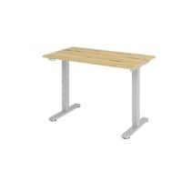 Hammerbacher VXMST Elektrisch hoogteverstelbaar Zit-sta-bureau Eiken T-Voet 1,200 (B) x 672 (D) x 1,200 (H) mm Spaanplaat, Staal