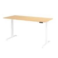 Hammerbacher VXDKB Elektrisch hoogteverstelbaar Zit-sta-bureau Ahorn C-Voet 1.800 (B) x 800 (D) x 1.290 (H) mm Spaanplaat, Staal
