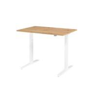 Hammerbacher VXMKA Elektrisch hoogteverstelbaar Zit-sta-bureau Eiken C-Voet 1,200 (B) x 800 (D) x 1,200 (H) mm Spaanplaat, Staal