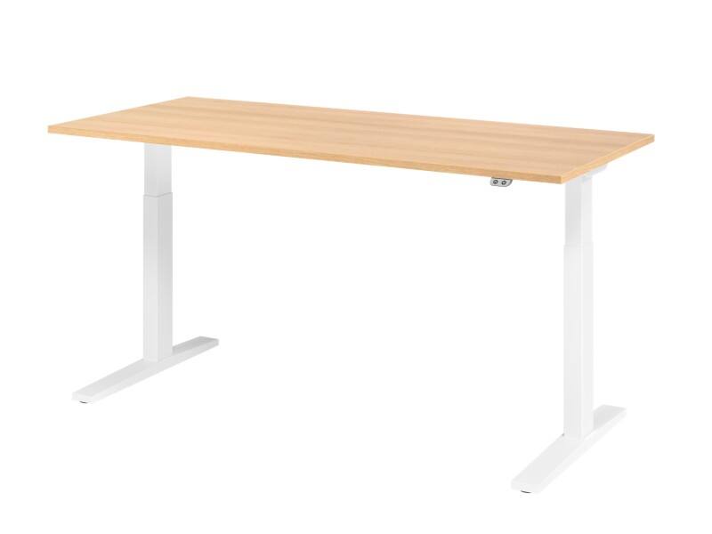 Hammerbacher VXMKA Elektrisch hoogteverstelbaar Zit-sta-bureau Eiken C-Voet 1,800 (B) x 800 (D) x 1,200 (H) mm Spaanplaat, Staal