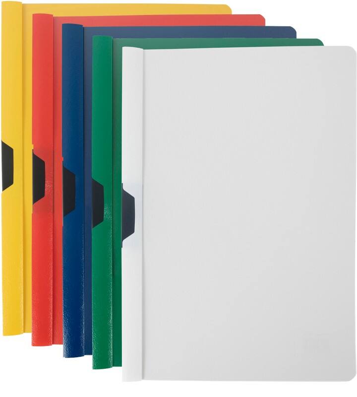 Viking Klemmap 1228310 A4 Polypropyleen 23,5 (B) x 0,3 (D) x 31 (H) cm Kleurenassortiment 25 Stuks