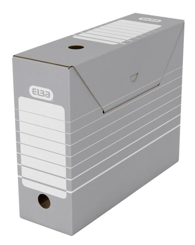 ELBA Tric Archiefdoos Grijs 9,5 x 26,5 x 34 cm Karton 50 Stuks