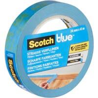 Scotch Blue Sharp Lines Afplaktape Blauw 24 mm x 41 m