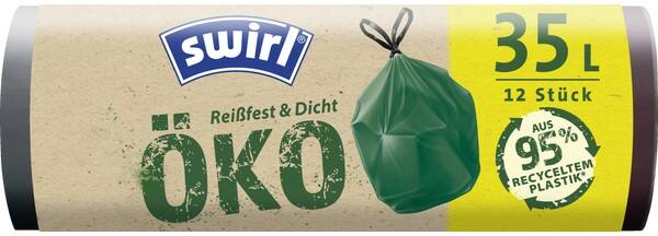Swirl Vuilniszakken 35 l Bevestiging tape Groen 12 Stuks