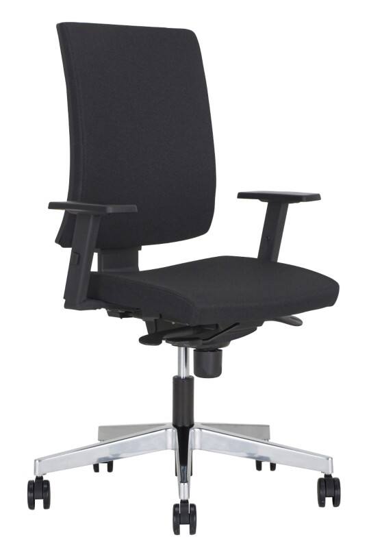 Nowy Styl Navigo Bureaustoel Synchroonmechanisme Stof In hoogte verstelbare armleuning In hoogte verstelbare zitting Zilver, zwart 110 kg 650 x 980 mm