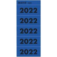 Leitz Jaartal etiketten 2022 Blauw 60 x 25,5 mm Pak van 100