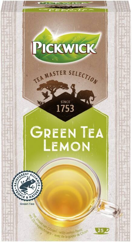 Pickwick Green Tea Lemon Thee 25 Stuks à 2 g
