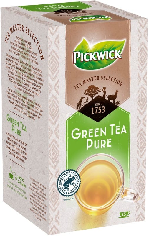 Pickwick Green Tea Pure Thee 25 Stuks à 2 g