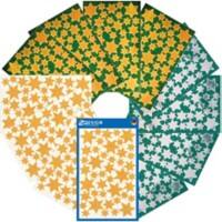 Avery Kerststickers 51013 Papier, glanzende folie, glanzend papier Goud