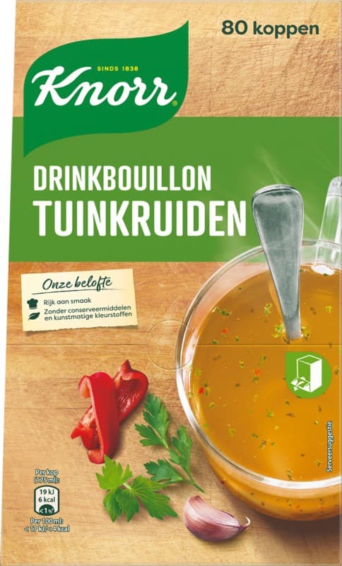 Knorr Drinkbouillon Tuinkruiden 80 Stuks