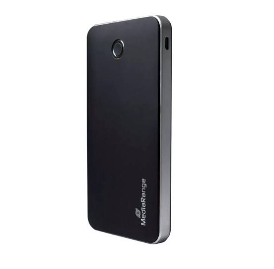 MEDIARANGE Powerbank MR753 10000 mAh Zwart, zilver