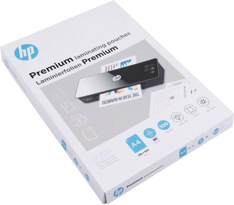 HP Lamineerfolies A4 80 micron (2 x 80) Transparant