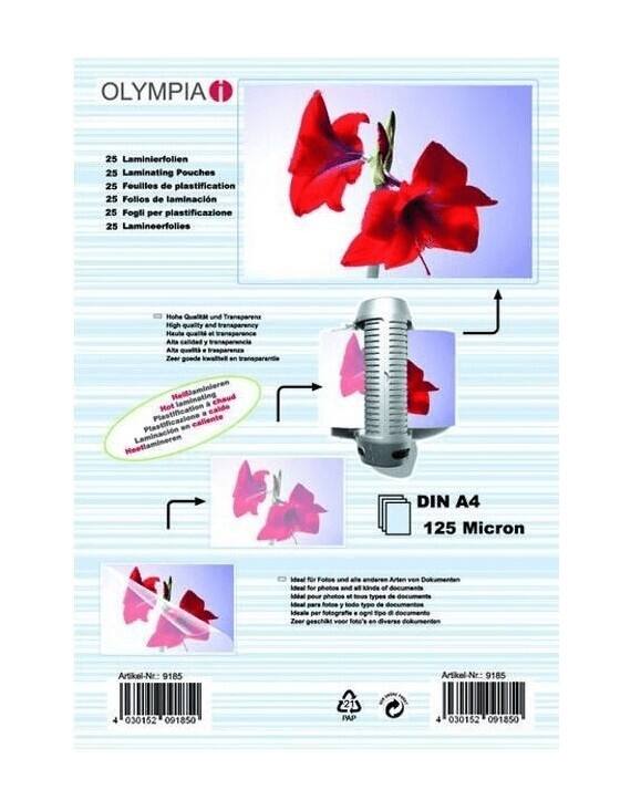 Olympia Lamineerfolies A4 125 micron (2 x 125)