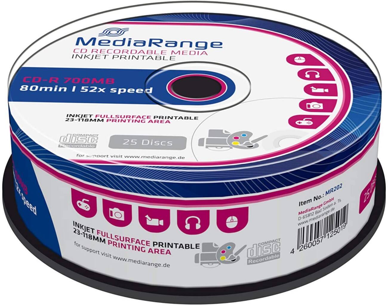 MediaRange CD-R MR202 80 min