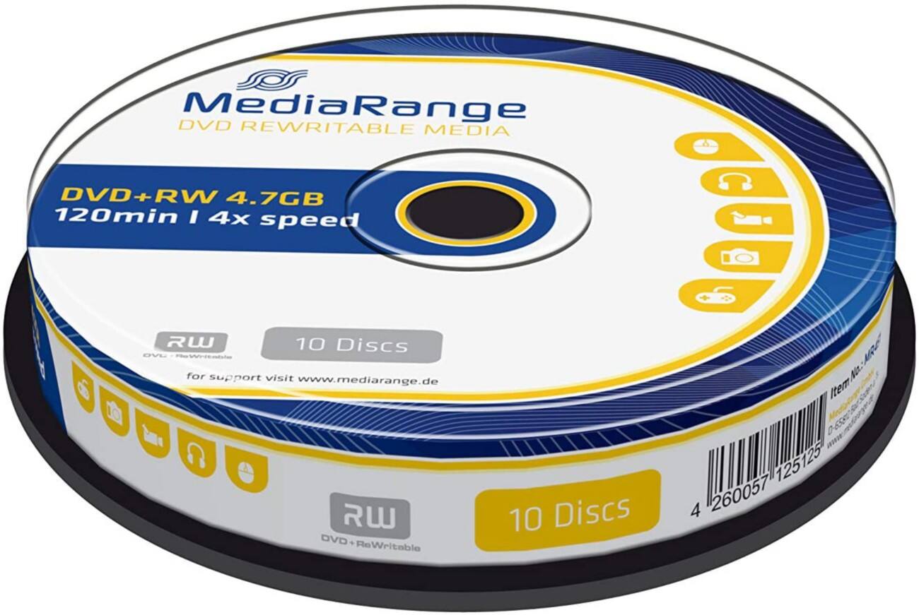 MediaRange DVD+RW MR451
