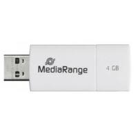 MediaRange USB-stick MR970 Wit, rood
