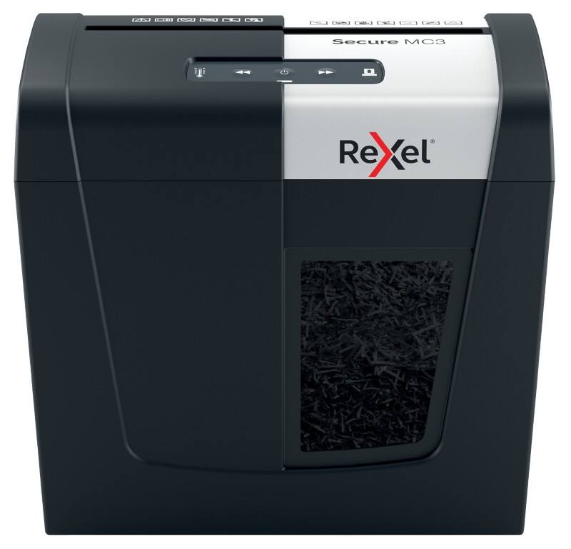 Rexel Secure MC3 Whisper-Shred Papierversnipperaar Microsnippers Veiligheidsniveau P-5 3 Vel