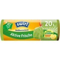 Swirl Vuilniszak 20 l Groen 12 Stuks