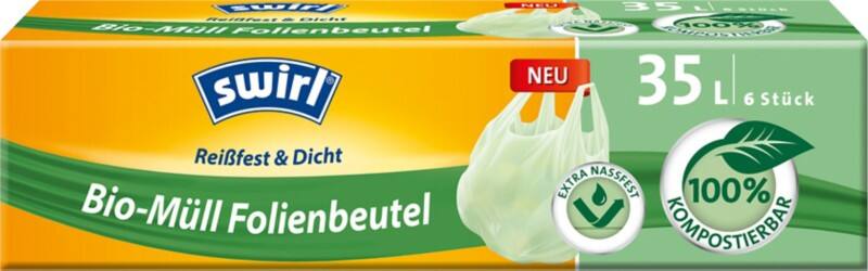 Swirl Vuilniszak 35 l Transparant 6 Stuks