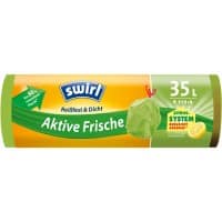 Swirl Vuilniszak 35 l Groen 9 Stuks