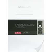 herlitz Schrift A4 Gestipt Papier Wit Geperforeerd