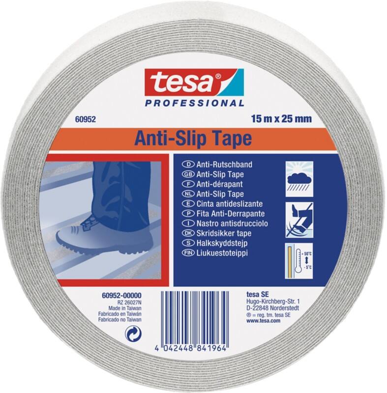 tesa Anti-slip tape tesa Professional Transparant 250 mm (B) x 15 m (L)