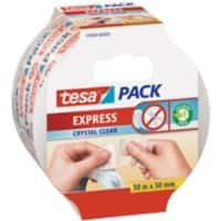 tesa Verpakkingstape tesapack Express Transparent 50 mm (B) x 50 m (L) PP (Polypropylen)