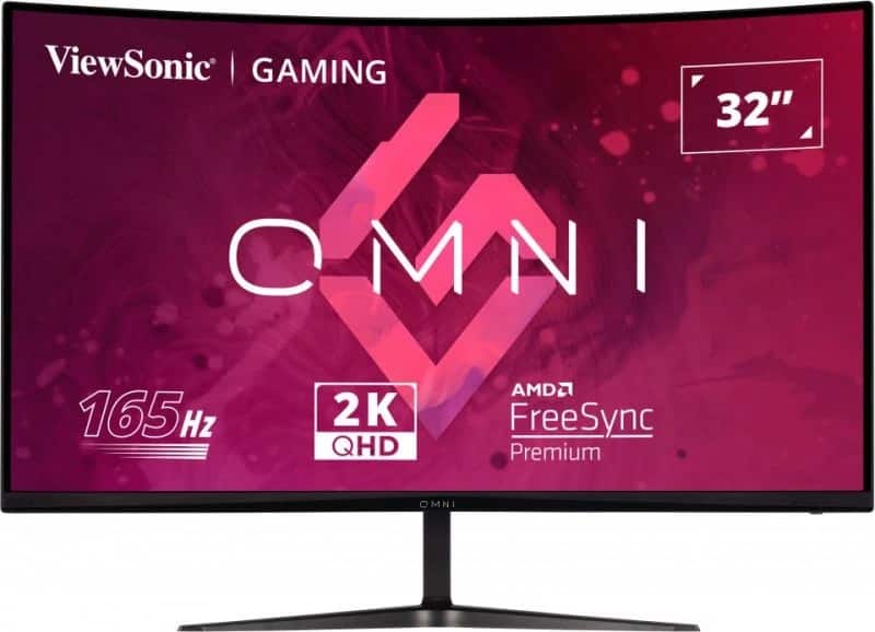 ViewSonic VX Series VX3218C‑2K 32" Monitor Quad HD VA LED 1 ms