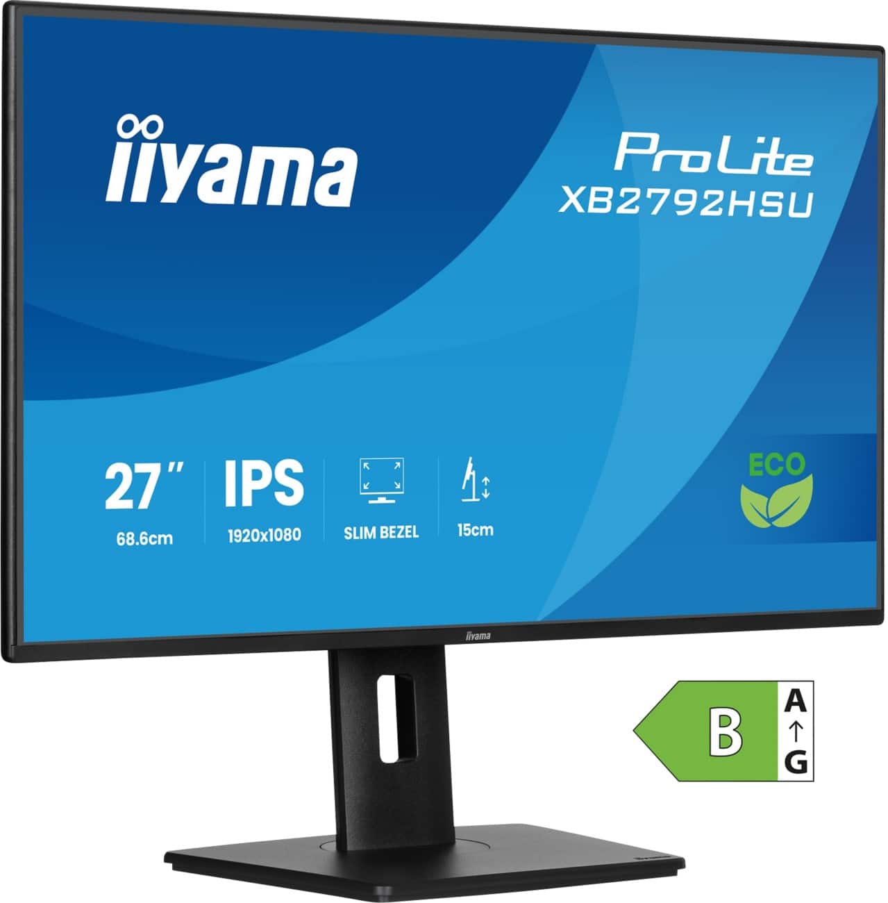iiyama ProLite XB2792HSU‑B1 27" Monitor Full HD IPS LED 3 ms