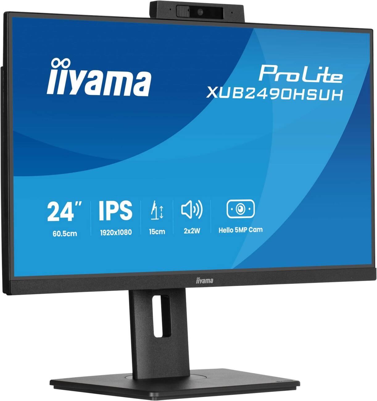 iiyama ProLite XUB2490HSUH‑B2 23,8" Monitor Full HD IPS LED 4 ms