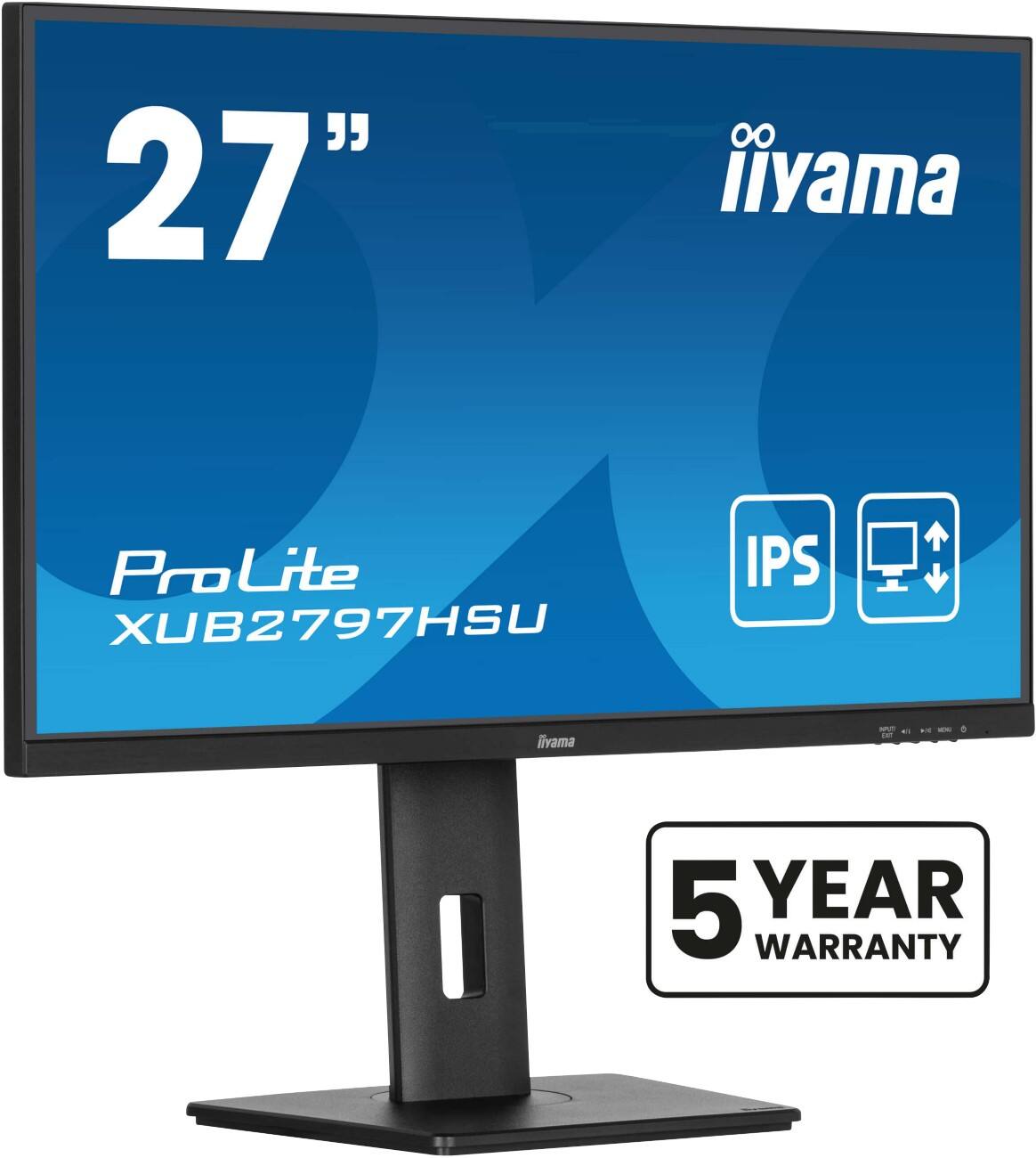iiyama ProLite XUB2797HSU‑B2 27" Monitor Full HD IPS LED 1 ms