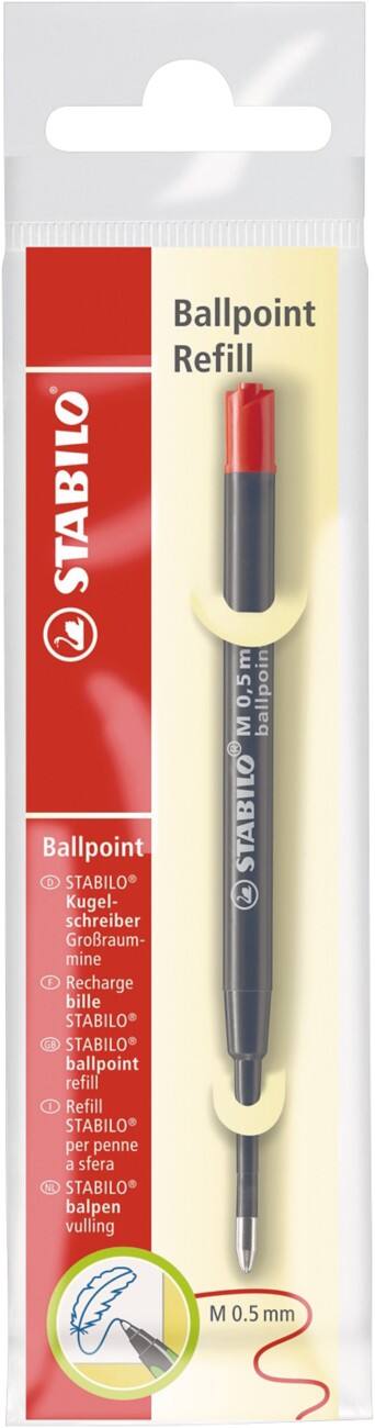 STABILO Pointball Balpen-navulling 0,5 mm Medium Rood