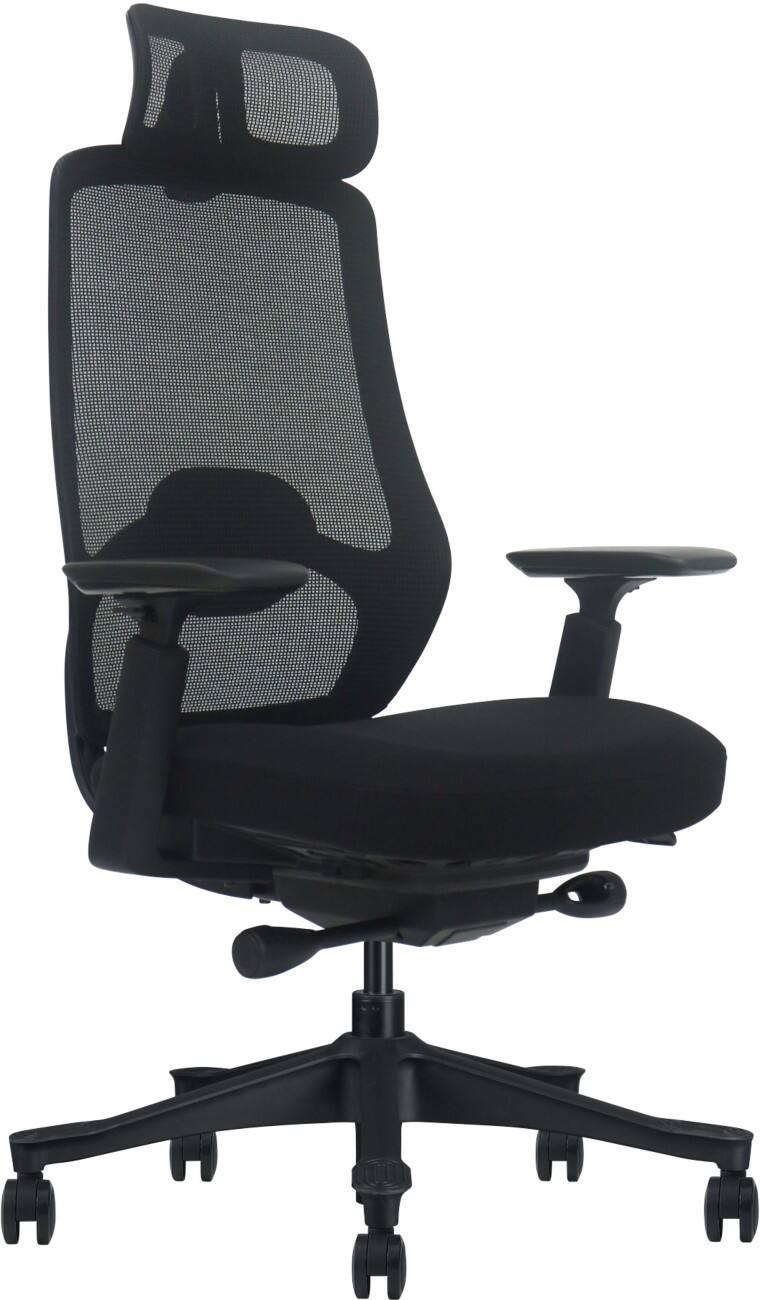 euroseats Bureaustoel Zwart 100 kg 680 x 640 x 1.100 mm